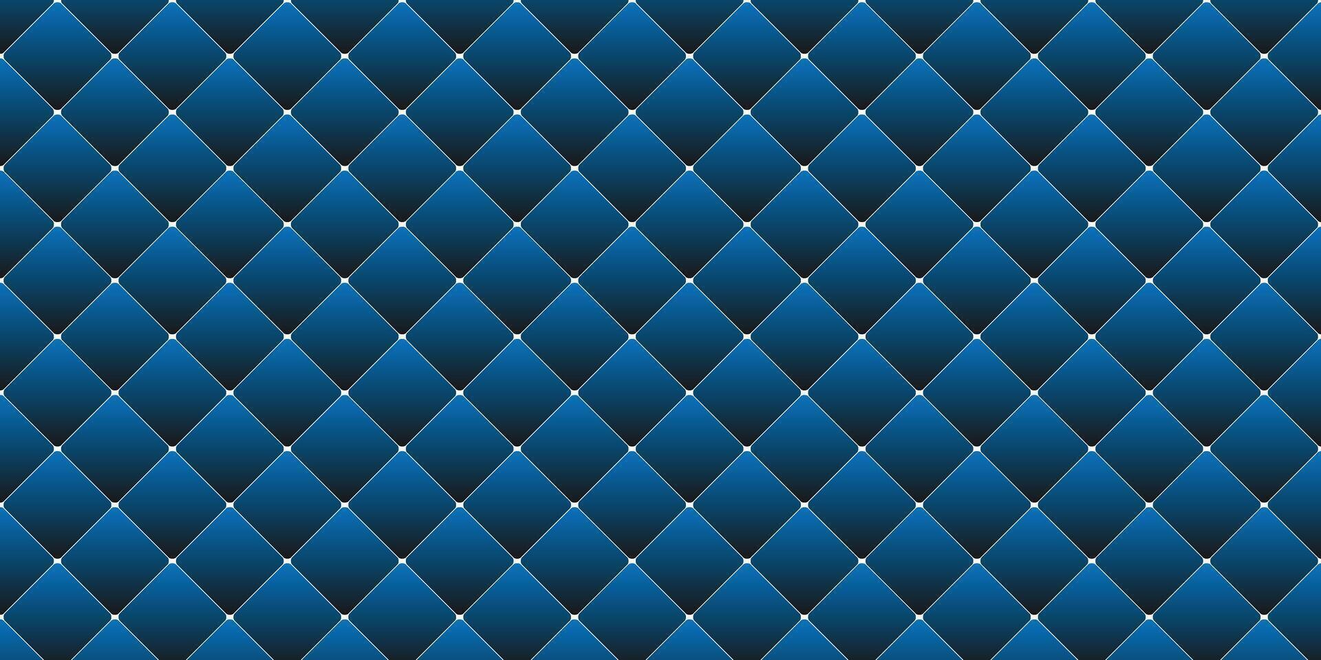 Abstract geometric blue background with square shape pattern vector