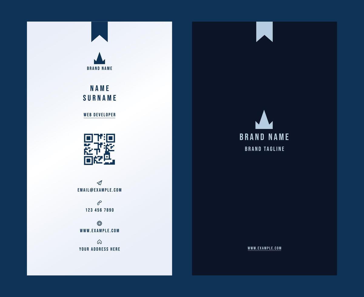 Multipurpose elegant luxury business card template vector