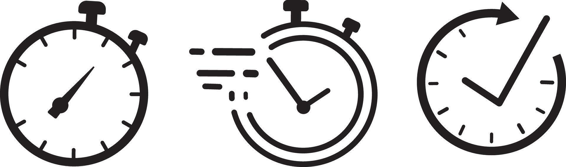 Isolated time clock icon, symbol illustration design. vector