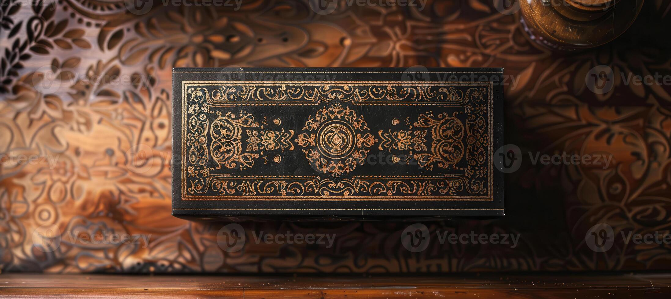 Vintage-Inspired Handmade Soap Packaging with Retro Typography and Intricate Patterns for Design Projects photo