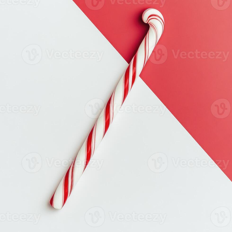 Sweet twisted candy strip photo