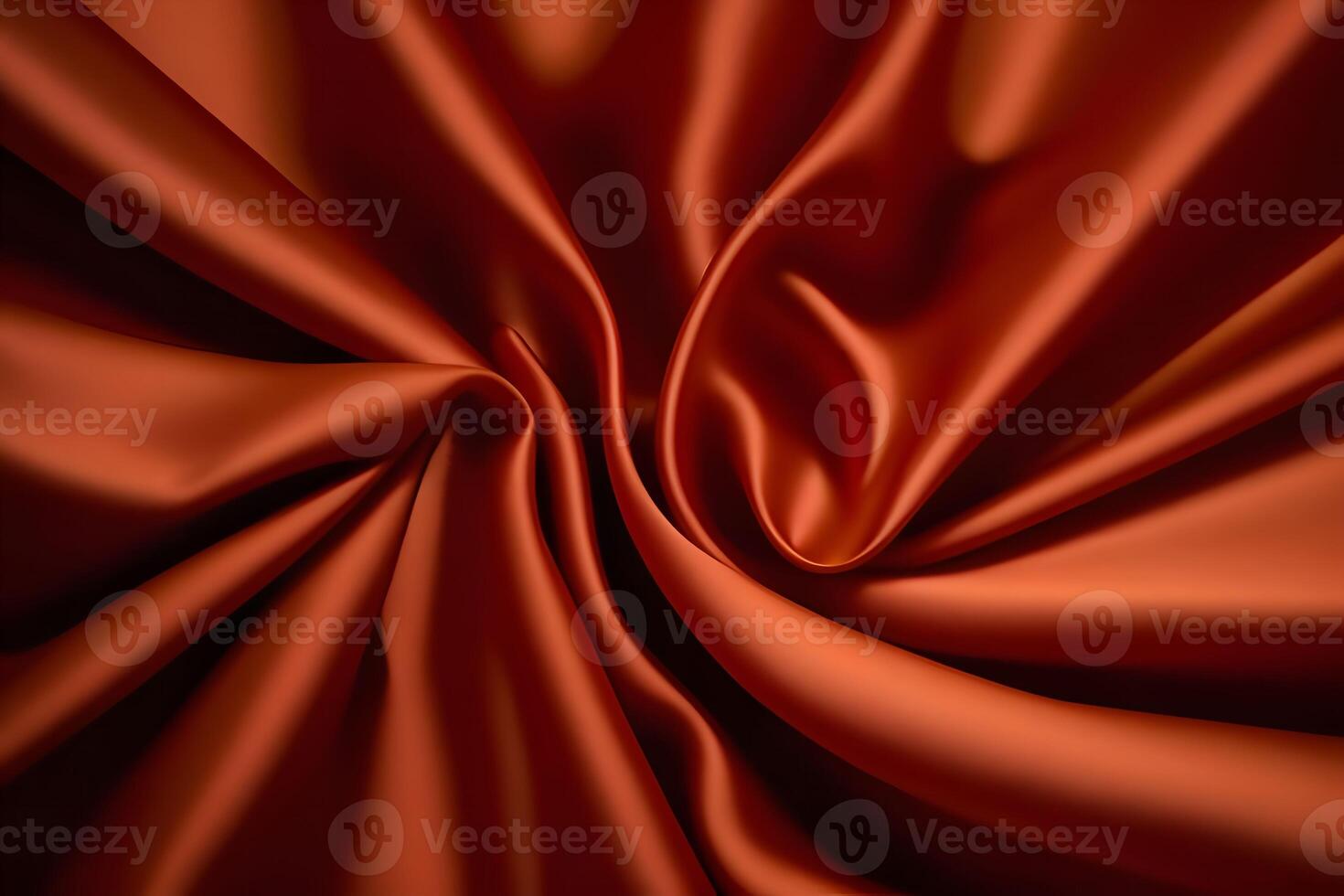 Luxurious Red Satin Drape A Textured Symphony of Rich Color and Elegant Curves photo