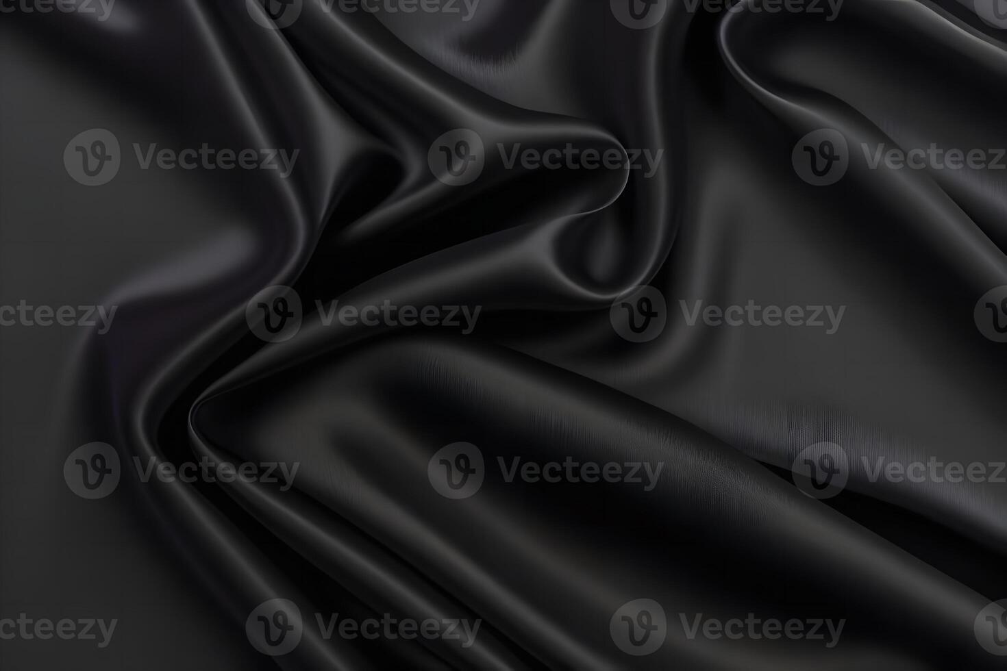 Background Elegant Black Silk Drapery A Study in Texture for backgroundfor backgroundand Shadow photo