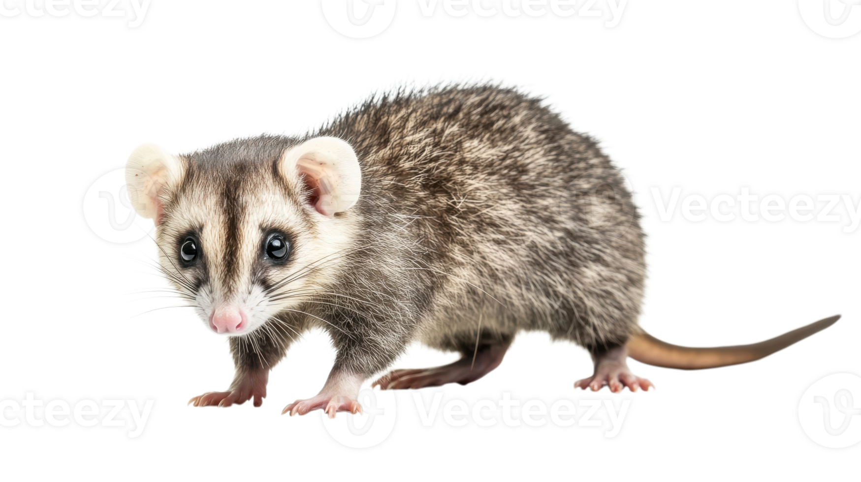 Unique and adorable marsupial explores its surroundings with curious eyes and fluffy fur png
