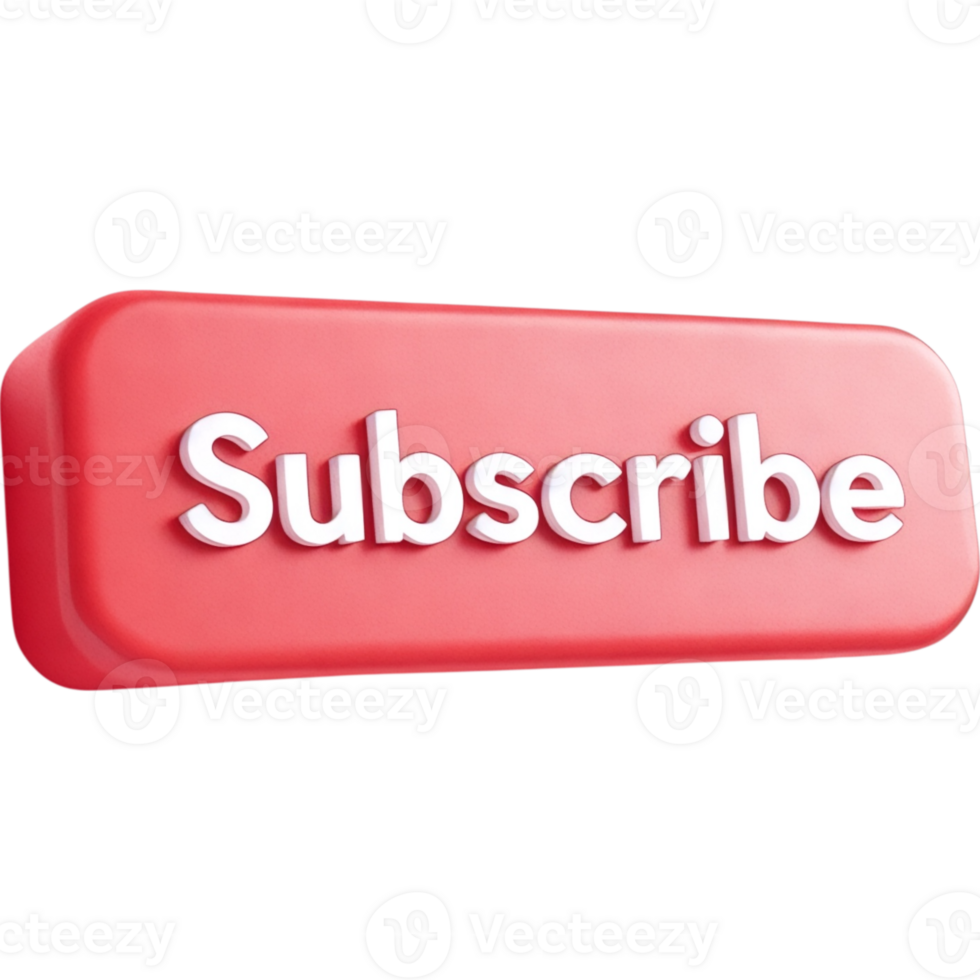 Red Subscribe Button png