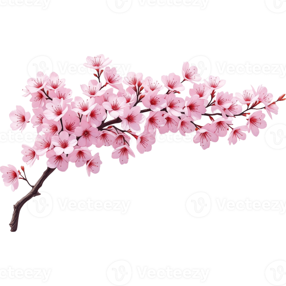 Blooming Cherry Branch png