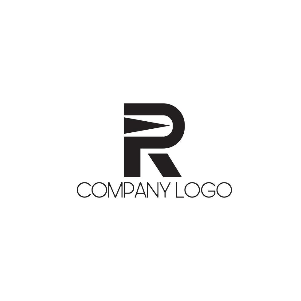 Company logo geometric element vector