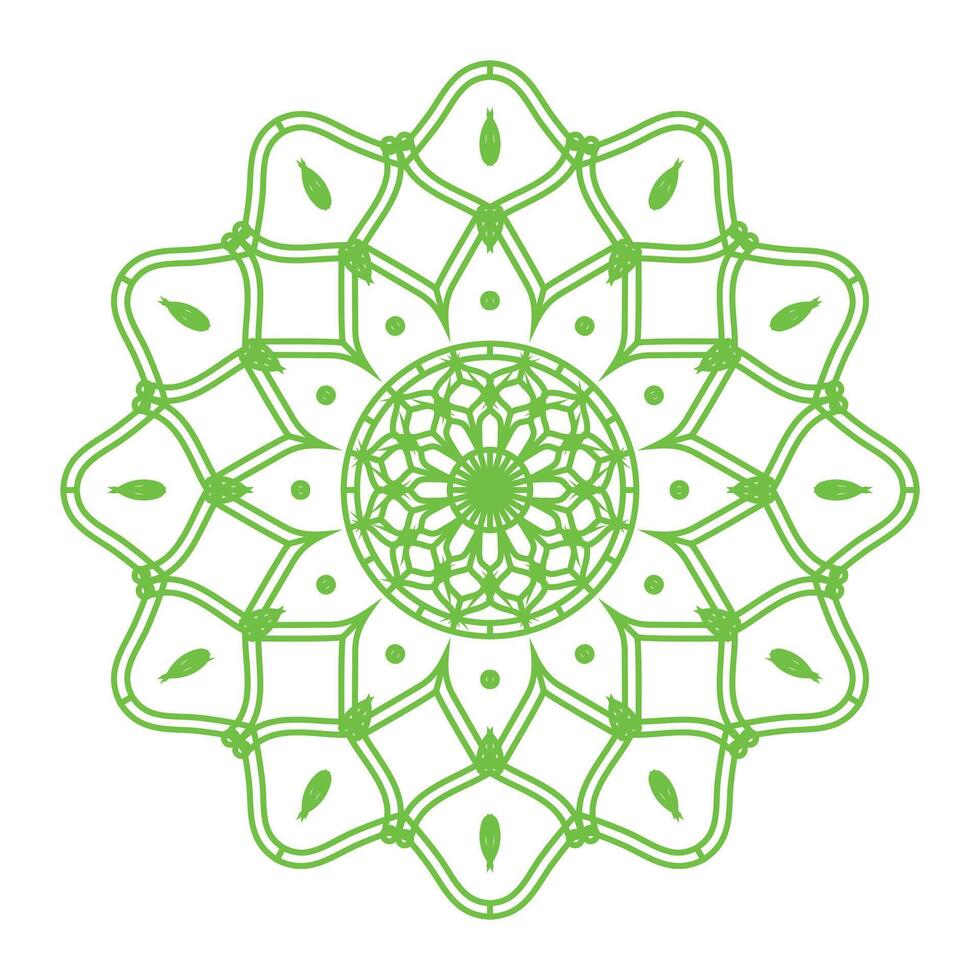 Decorative Mandala Art Illustration vector