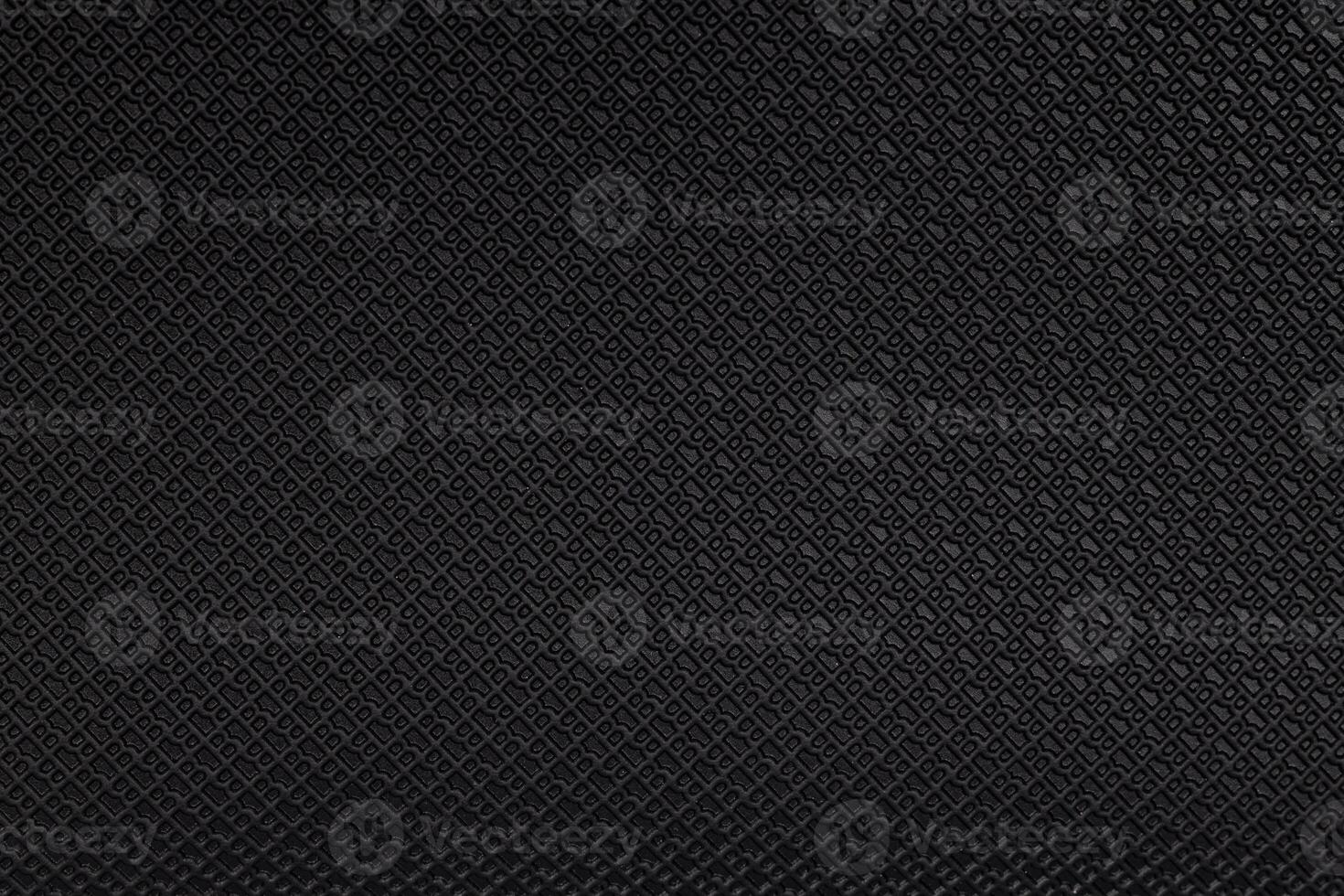 Black Diamond Pattern Rubber Texture Background photo