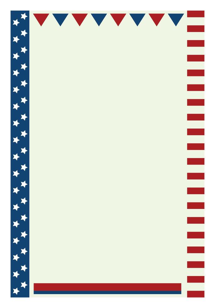 Design template strip with usa flag vector