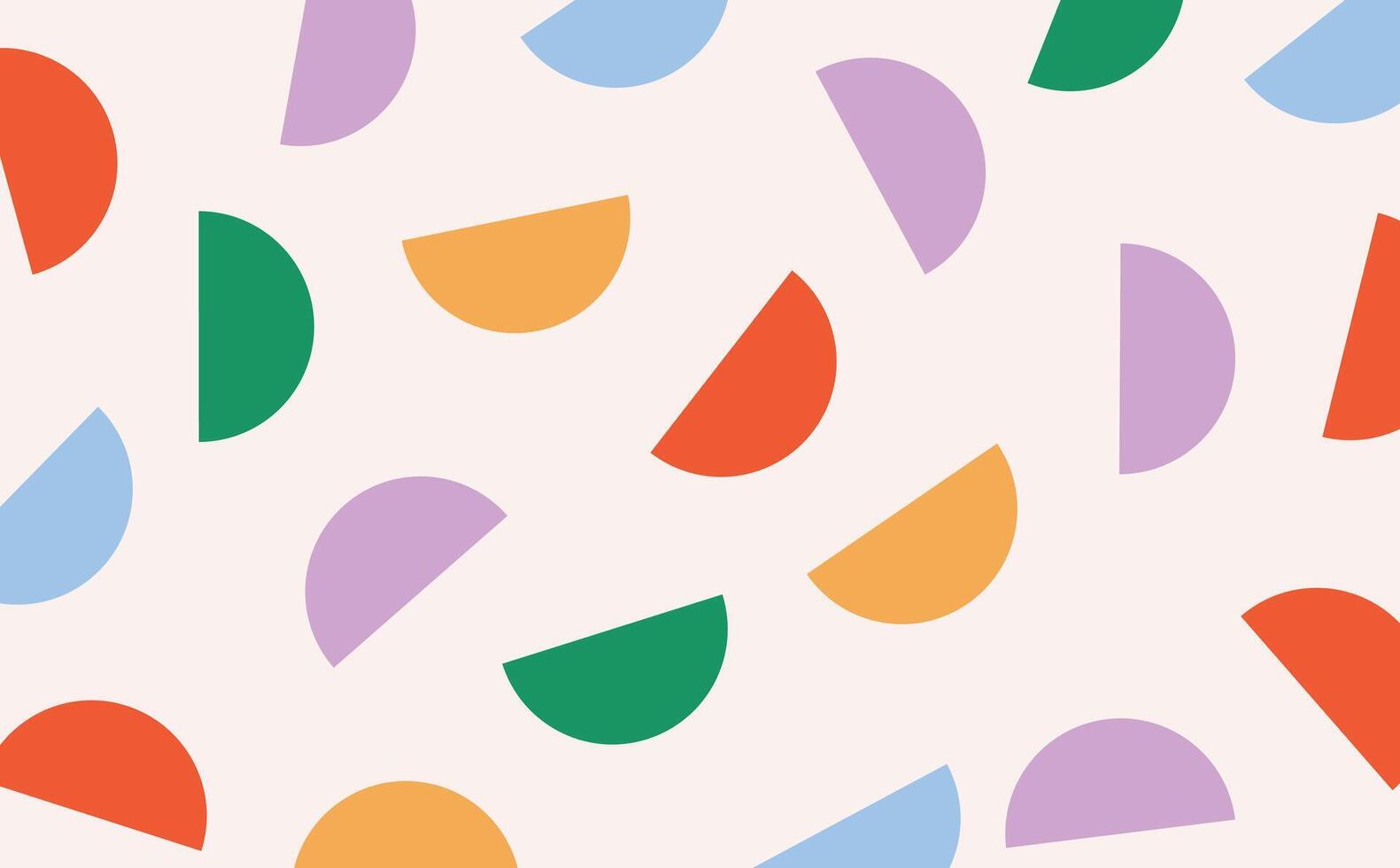 Background half circle colorful unique design vector