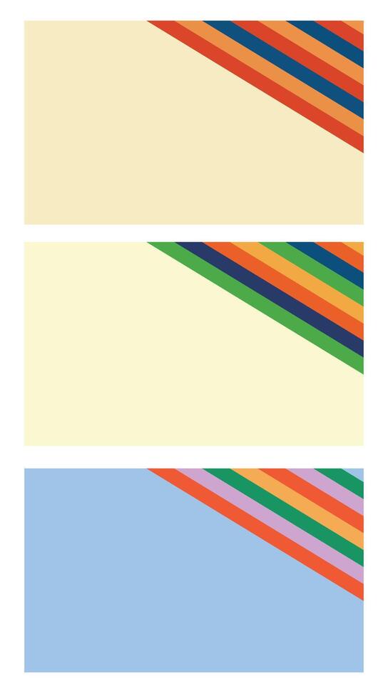 Design template poster blank retro unique vector