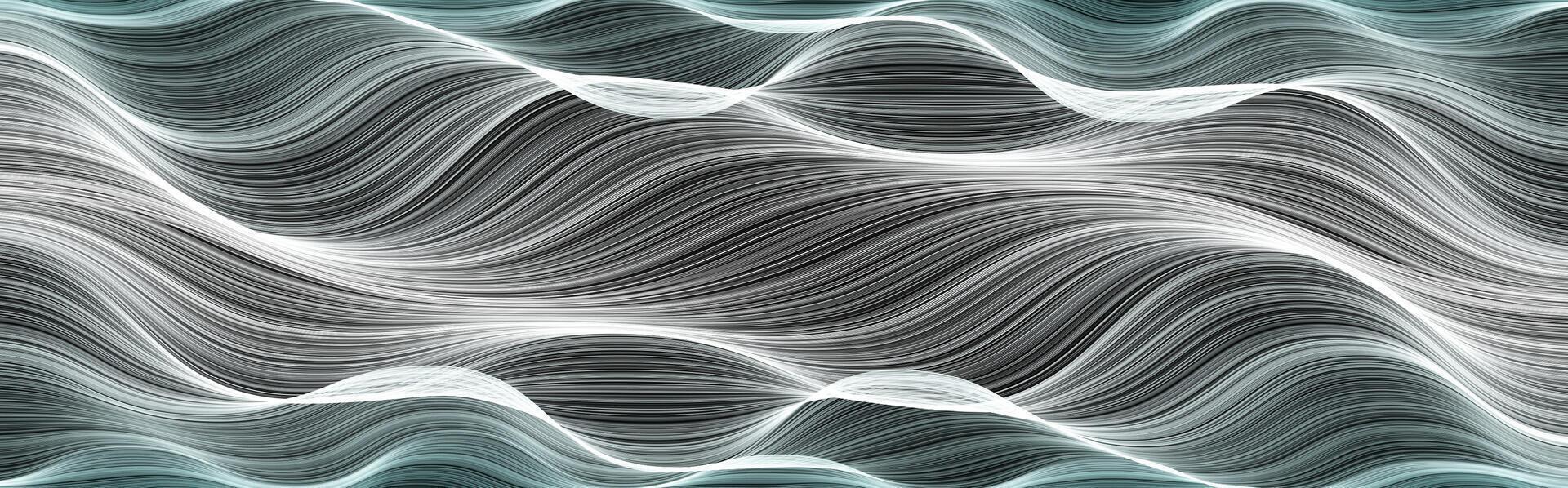 Abstract Flowing Lines Like Silk Fabric Or Ocean Waves. Futuristic Fiber Texture With Dynamic Motion Effect. Perfect For Technology, Nature, And Minimal Design. Illustration vector