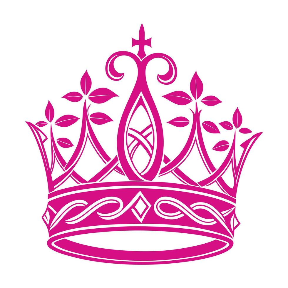 Royal Crown Bundle with King Princess Queen Clipart vector