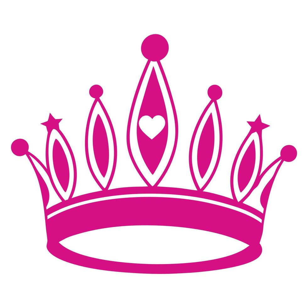 Royal Crown Illustrations King to Princess vector