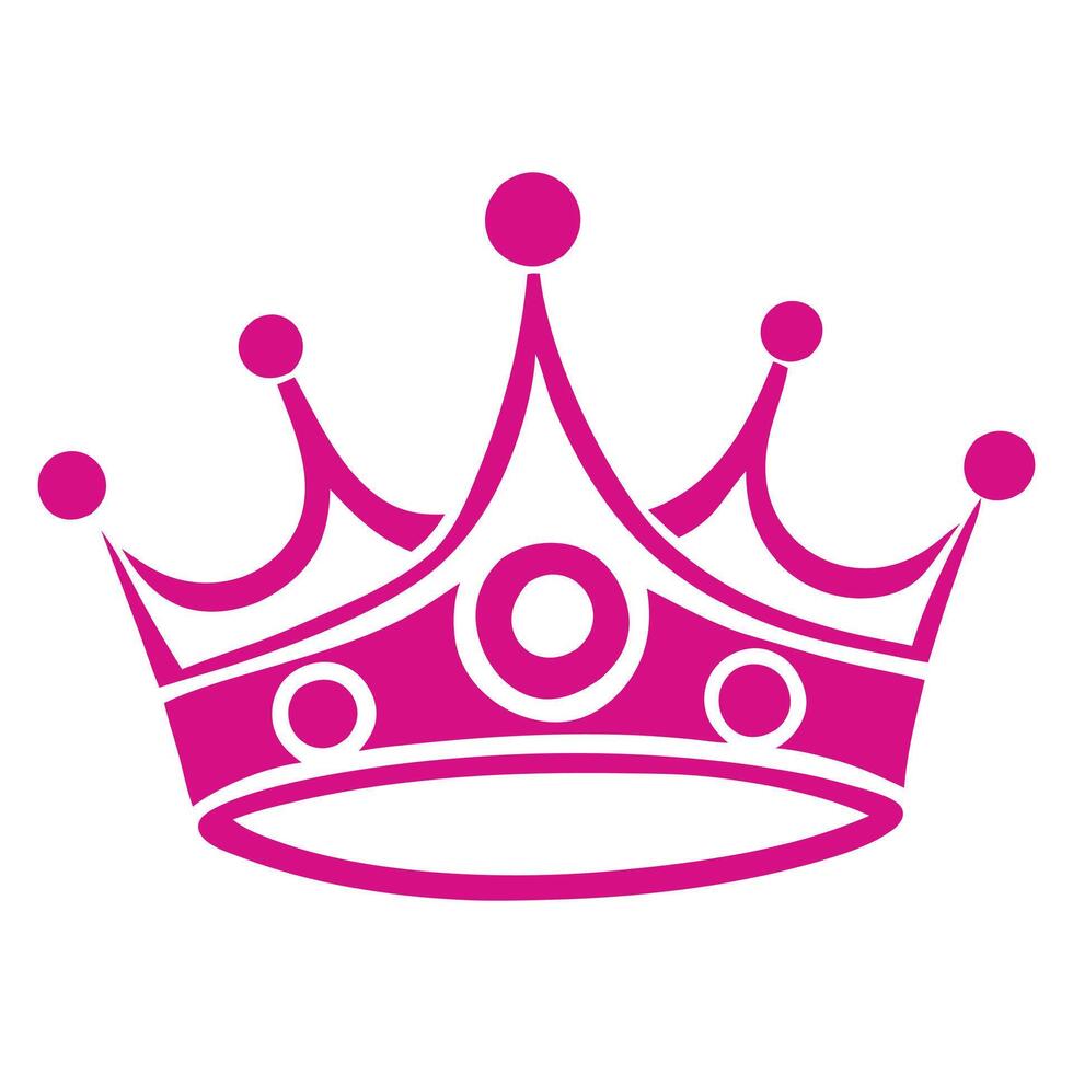 Queen Crown Design for Sublimation and Printables vector