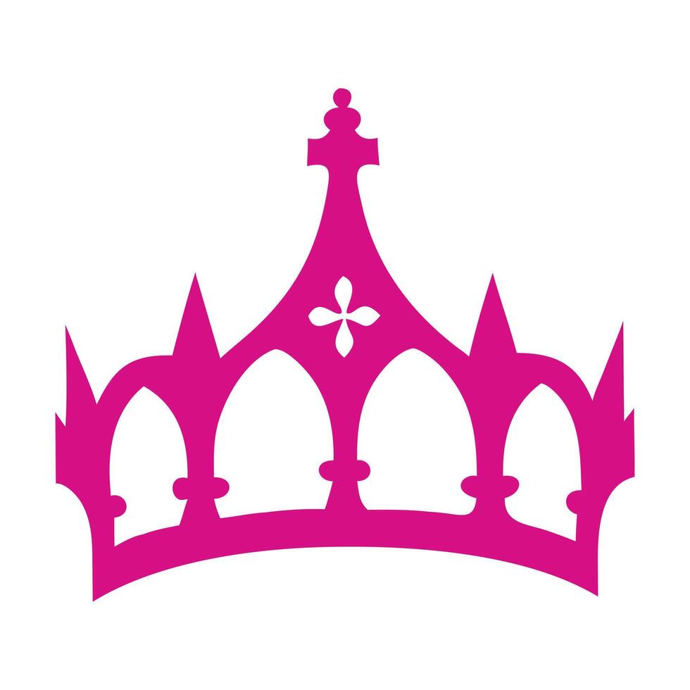 Princess Crown Design Sublimation Clipart vector