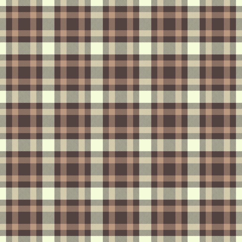 Spring background textile fabric, xmas check tartan texture. Customizable pattern seamless plaid in pastel and orange colors. vector