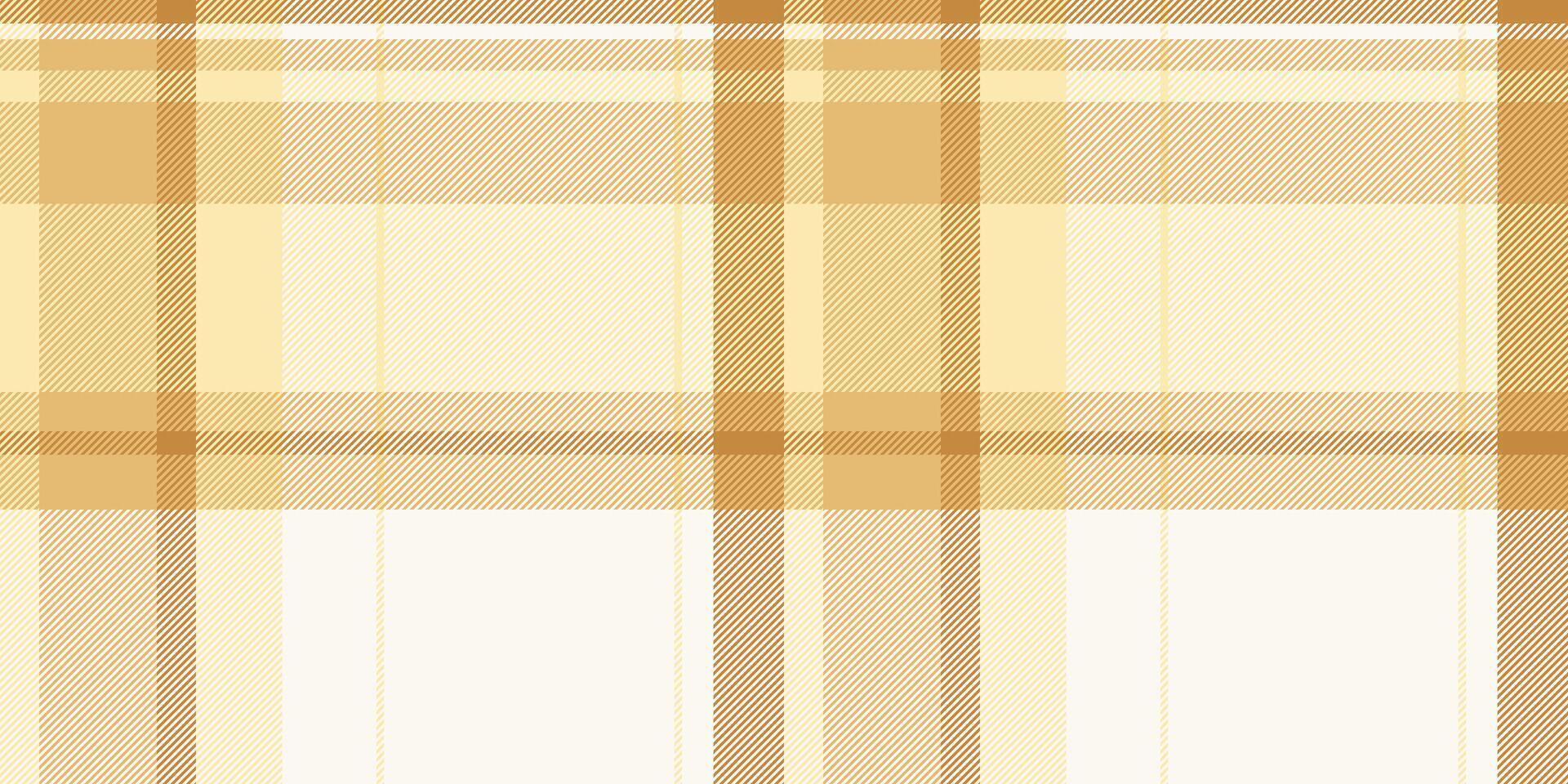 Elegant cream and beige plaid pattern. Perfect for textile designs, website backgrounds, or stationery. Subtle texture evokes warmth and sophistication. vector
