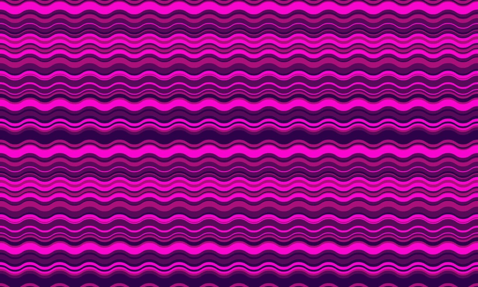 Vibrant purple and fuchsia wavy stripes create a hypnotic, seamless pattern. Perfect for backgrounds, textiles, or website designs, this image evokes energy and movement. vector