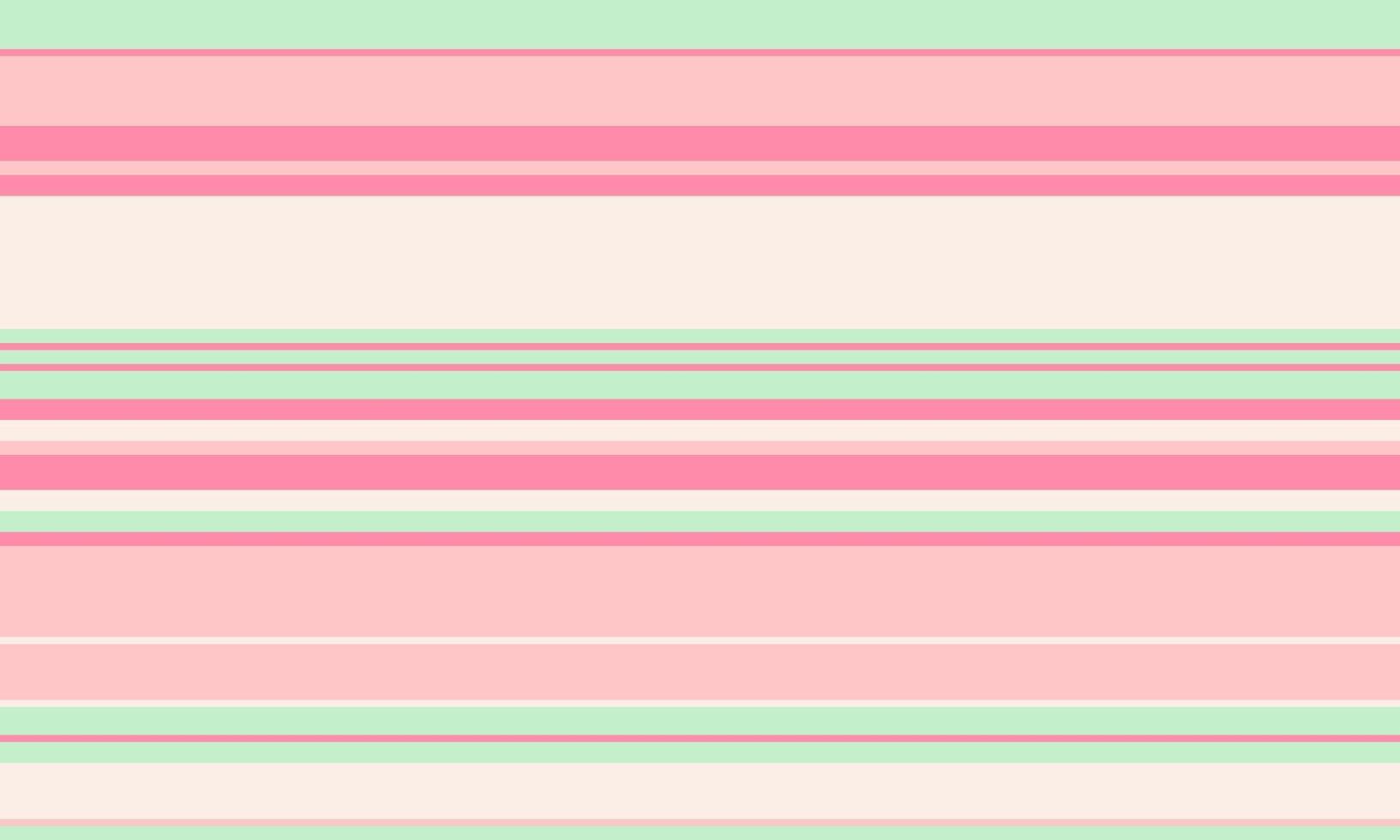 Sweet pastel pink and mint green horizontal stripes. Perfect for backgrounds, patterns, or textile designs. A cheerful, delicate, and versatile image conveying calm and serenity. vector