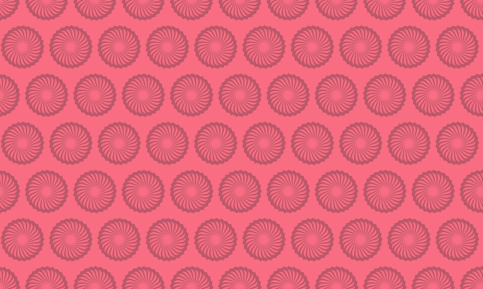 Elegant coral pink repeating pattern of stylized floral sunbursts. Perfect for website backgrounds, textile design, or adding a touch of sophisticated texture to your projects. vector