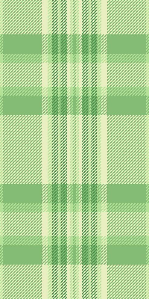 Website textile pattern texture, wear fabric tartan. Countryside seamless check plaid background in green and light colors. vector
