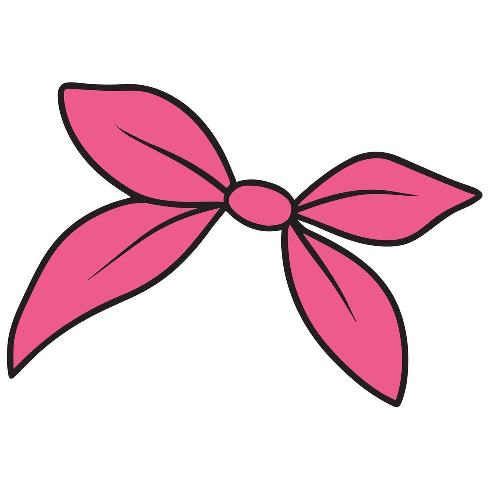 Messy Bun Hairband Illustration for Moms vector