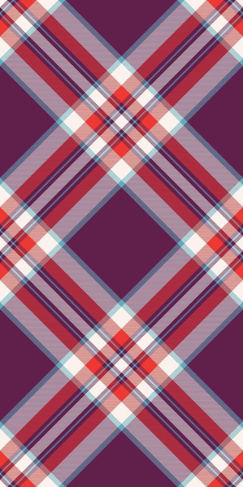 Luxury textile texture, duvet fabric background plaid. Greeting card seamless check tartan pattern in pink and white colors. vector