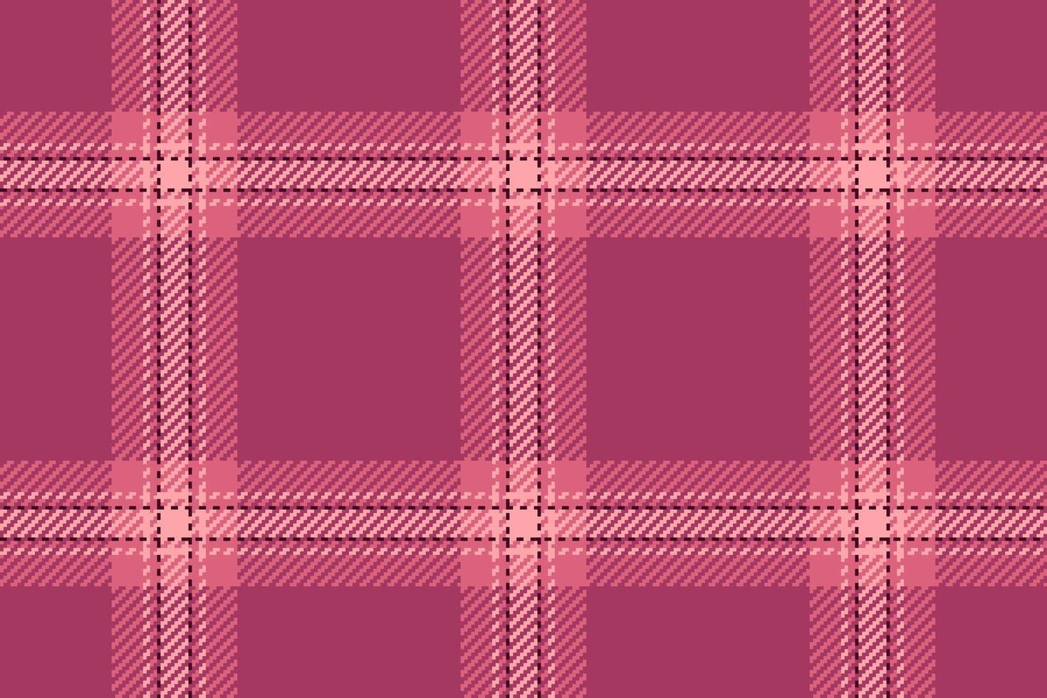 Elegant pink and mauve plaid pattern. Perfect for textile design, fashion, and branding projects. Subtle texture adds depth, creating a sophisticated and versatile background. vector