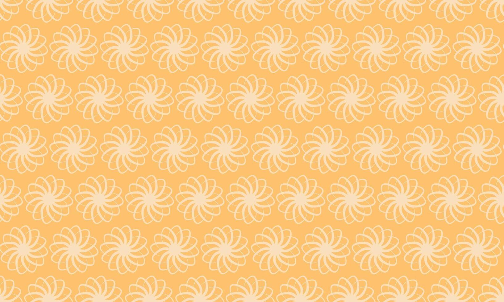 Elegant pastel orange seamless pattern featuring delicate, swirling floral motifs. Perfect for backgrounds, textiles, website design, and branding projects. vector