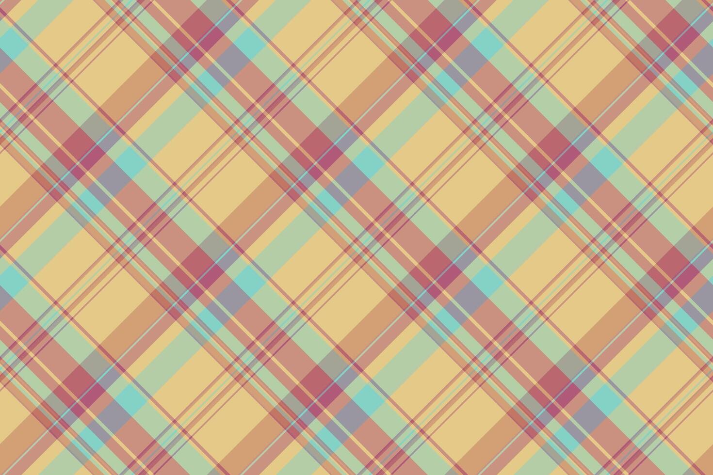 Soft, warm plaid pattern with intersecting lines. Ideal for backgrounds, textiles, or graphic design projects needing a classic, vintage feel. Versatile texture. vector