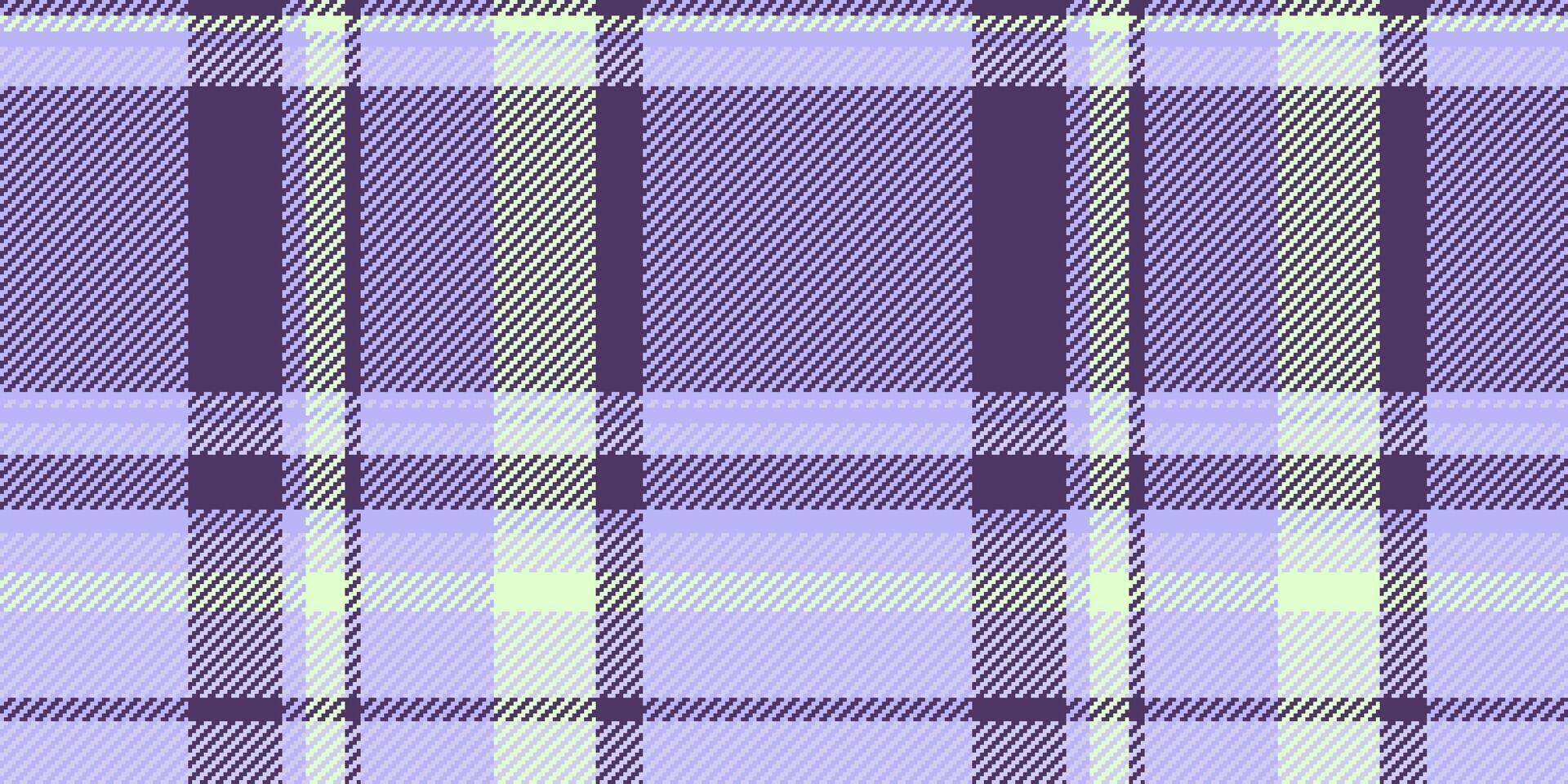 Subtle pastel purple and lavender plaid pattern. Perfect for textile designs, website backgrounds, or fashion projects. This soft, elegant texture evokes feelings of calm and sophistication. vector