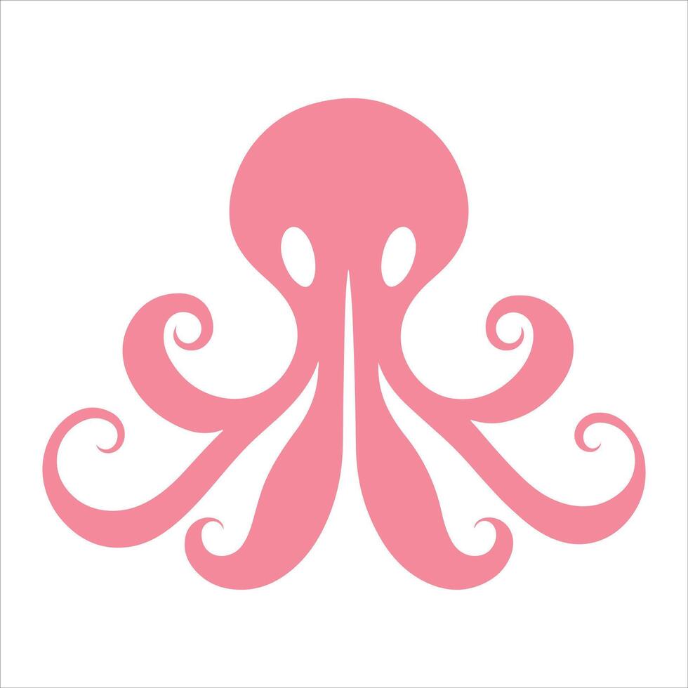Octopus Sea Creatures illustration, Sea Fish Design sublimation, Marine Life vector
