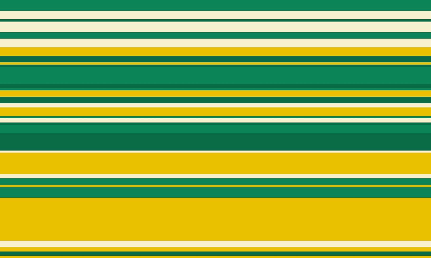 Vibrant horizontal stripes in gold, green, and white create a cheerful, energetic pattern. Perfect for backgrounds, textiles, website designs, or any project needing a bold, optimistic aesthetic. vector