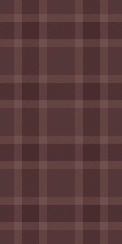 Subtle brown plaid pattern. Elegant, versatile texture ideal for website backgrounds, apparel design, or packaging. Evokes feelings of warmth and sophistication. vector