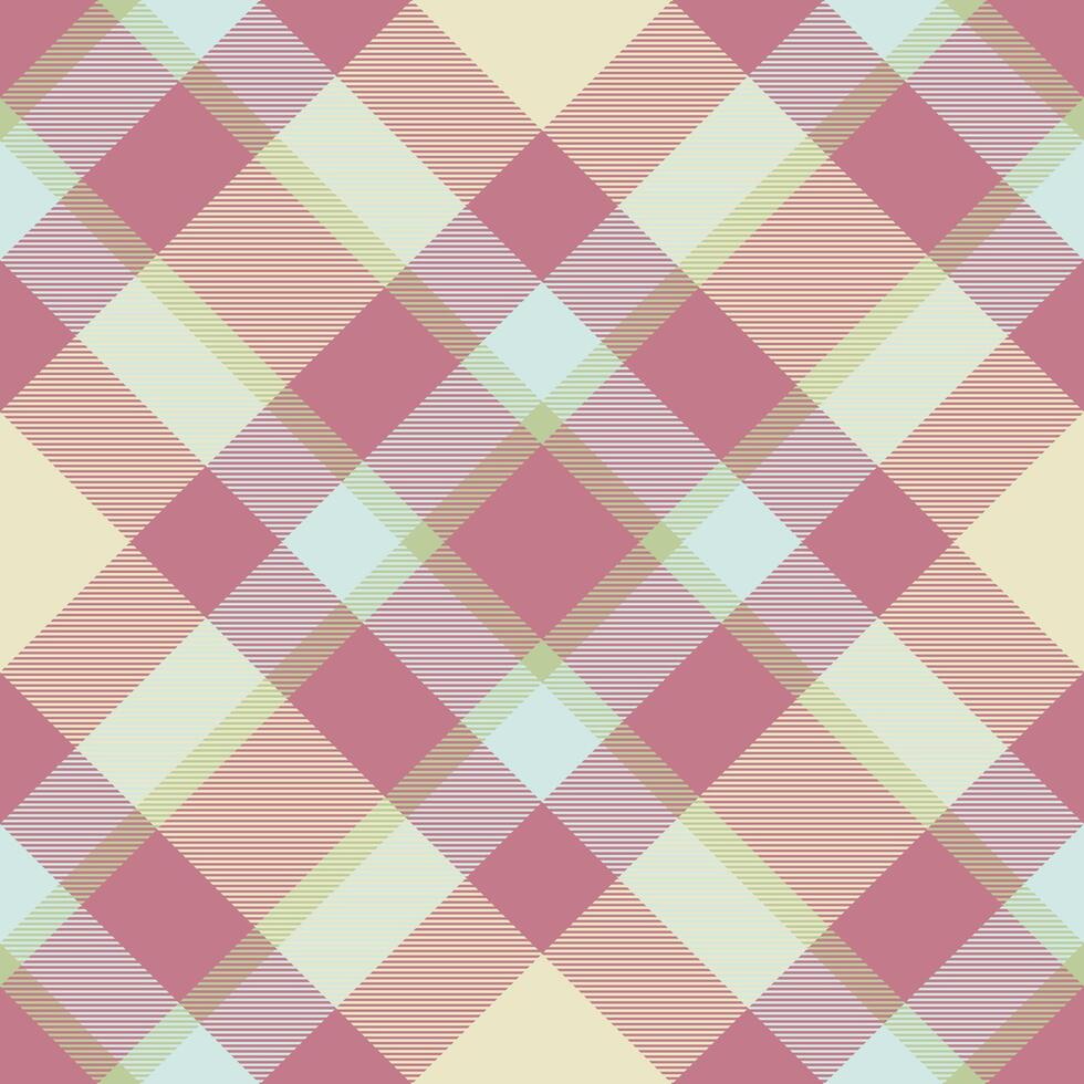 Elegant pastel plaid pattern. Soft, muted tones create a calming, sophisticated design ideal for textile prints, website backgrounds, or stationery. vector