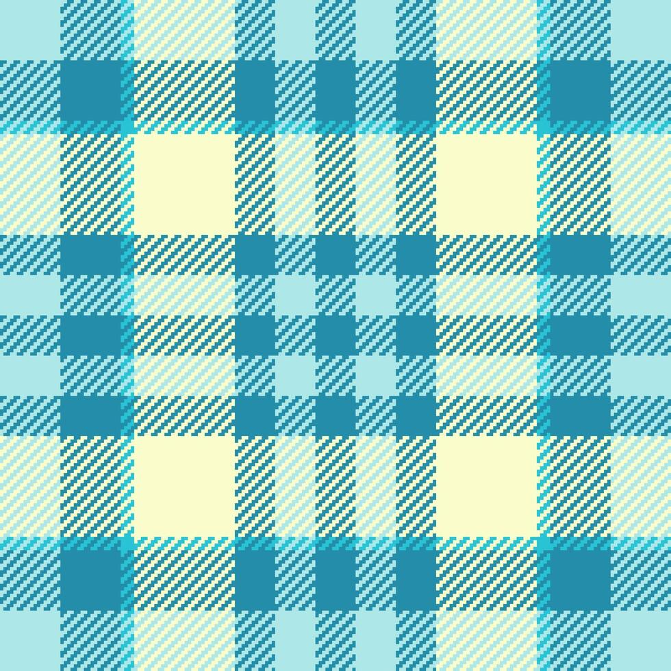 Seamless pastel blue and yellow plaid pattern. Perfect for textile design, backgrounds, or website templates. This calming, textured design evokes feelings of serenity and comfort. vector