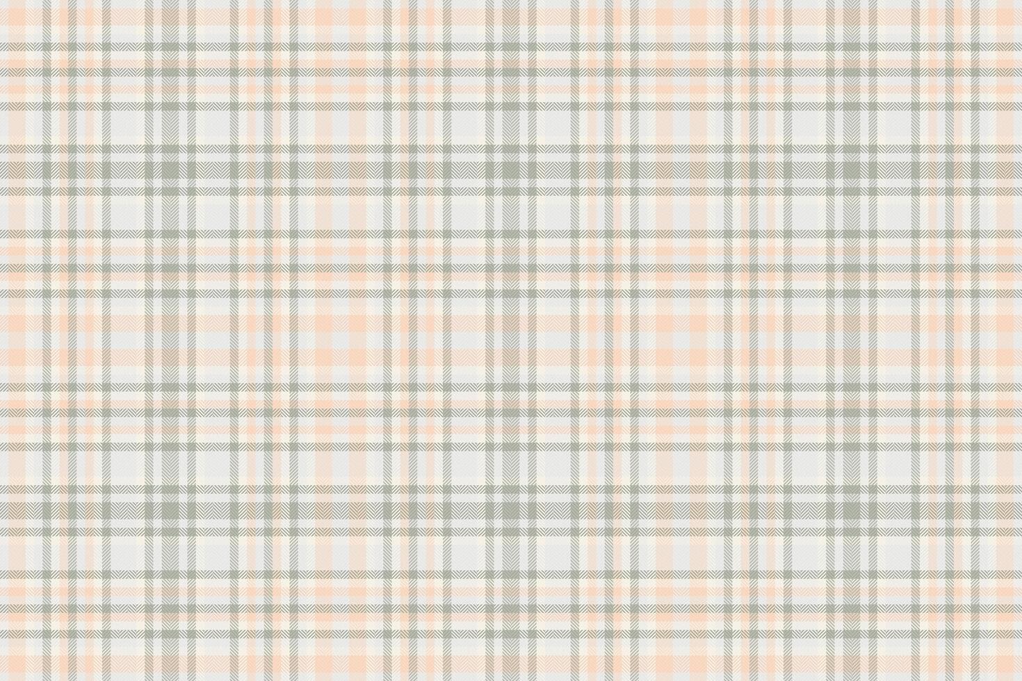 Subtle peach and grey plaid pattern. Perfect for textile design, backgrounds, or website textures. Evokes feelings of calmness and sophistication. vector