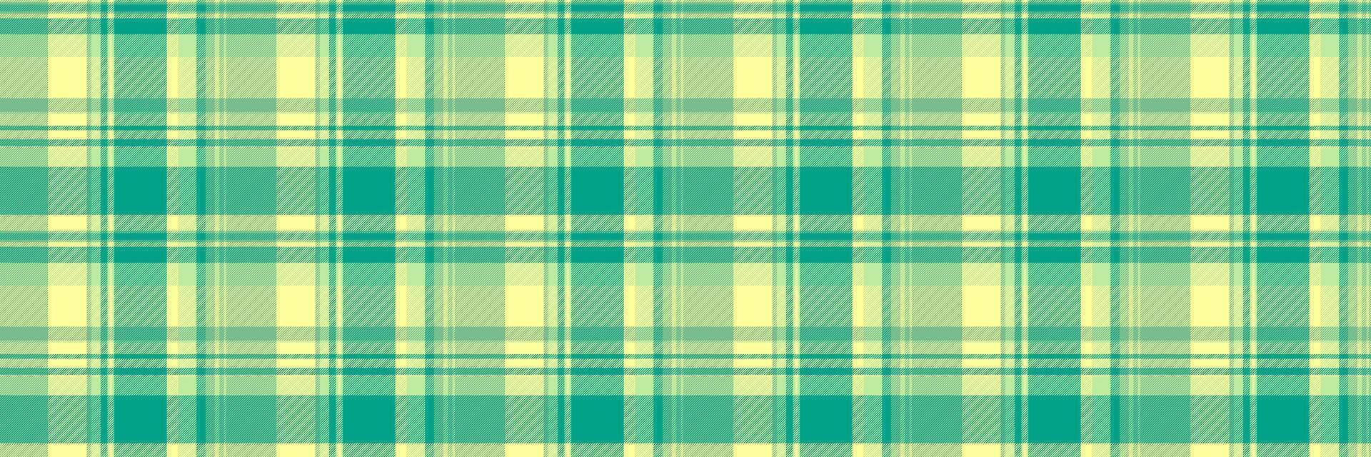 Fresh, pastel teal and yellow plaid pattern. Perfect for textile design, website backgrounds, or springsummer themed projects. vector