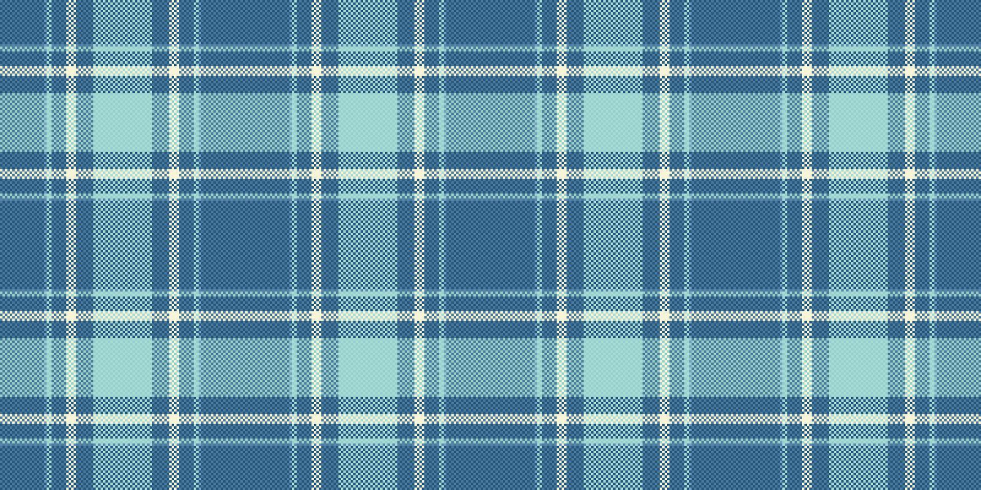 Serene teal and white plaid pattern. Perfect for textile design, website backgrounds, or creating a calming atmosphere. This subtle, repeating texture offers versatility and a touch of elegance. vector