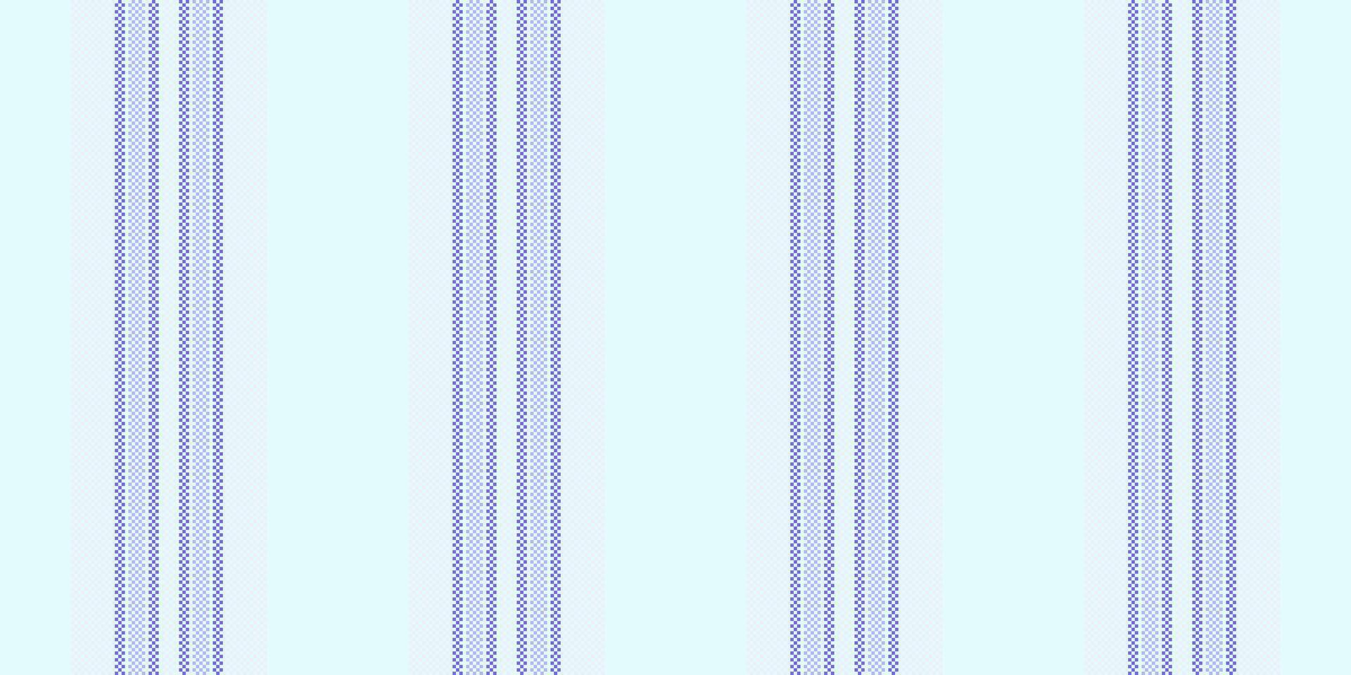 C970s textile pattern, vogue lines background fabric. Srade texture seamless vertical stripe in light cyan and white colors. vector
