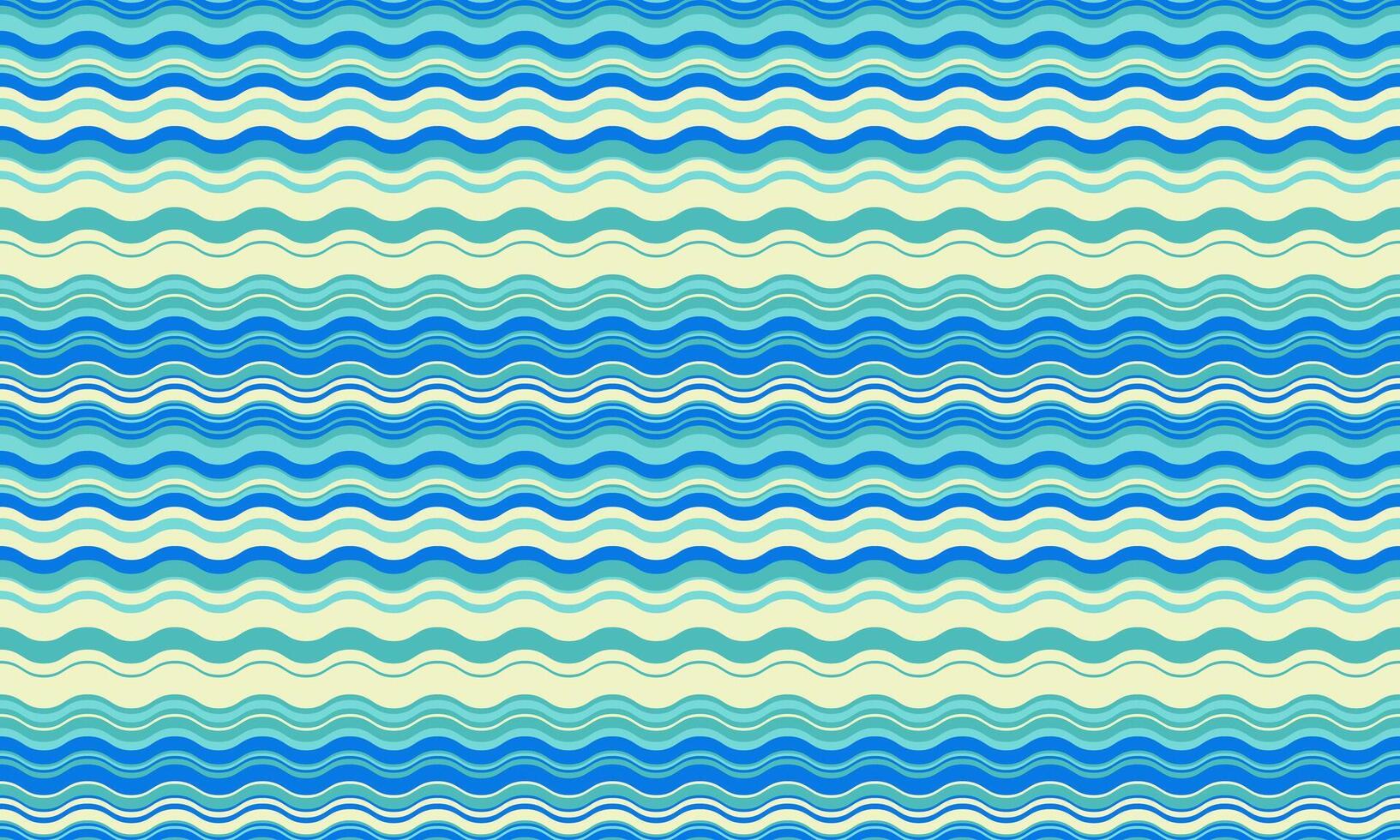 Serene abstract wavy stripes in calming blues and greens. Perfect for website backgrounds, textile design, or any project needing a tranquil, flowing aesthetic. vector