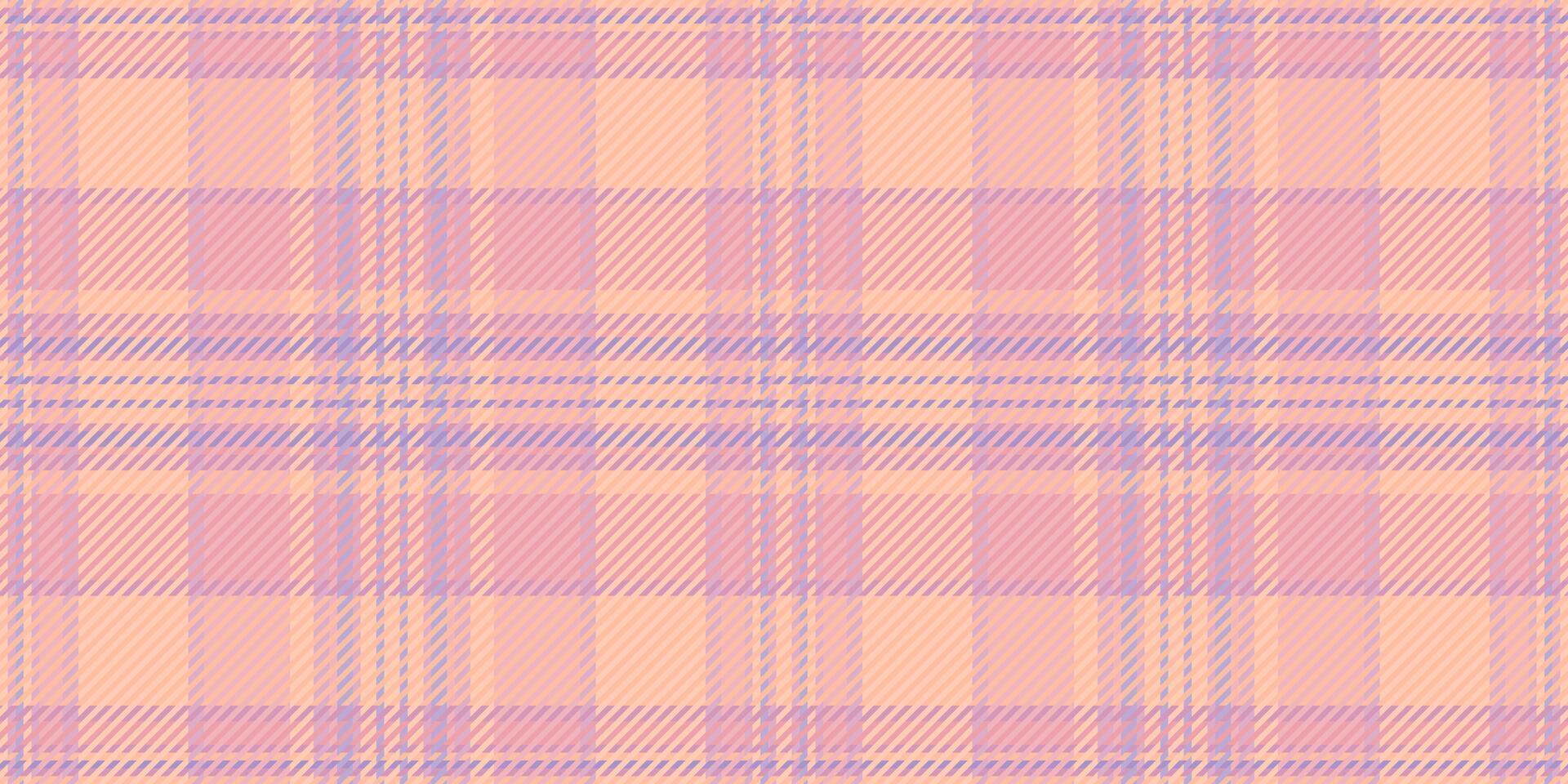 Soft pastel pink and lilac plaid pattern. Ideal for textile design, website backgrounds, or crafting projects. vector