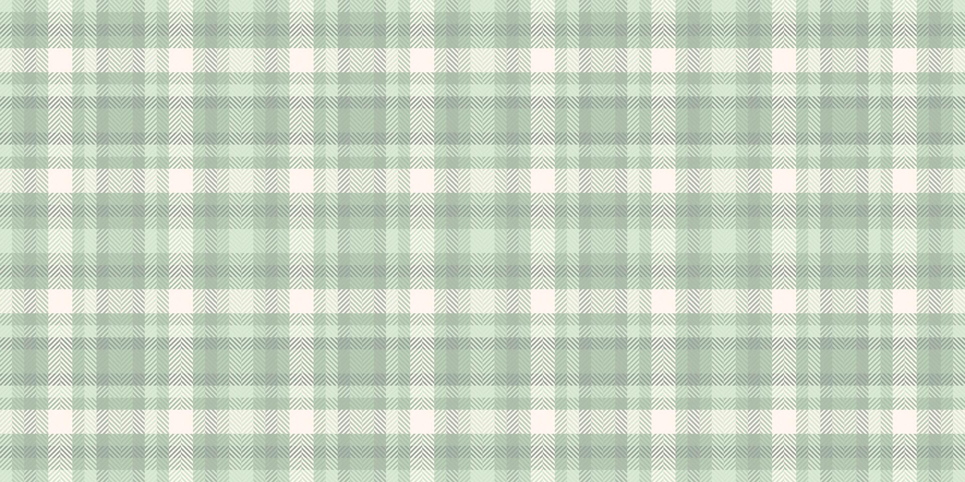 Subtle sage green and white plaid pattern. Perfect for textile design, website backgrounds, or packaging. Evokes feelings of calmness and serenity. vector