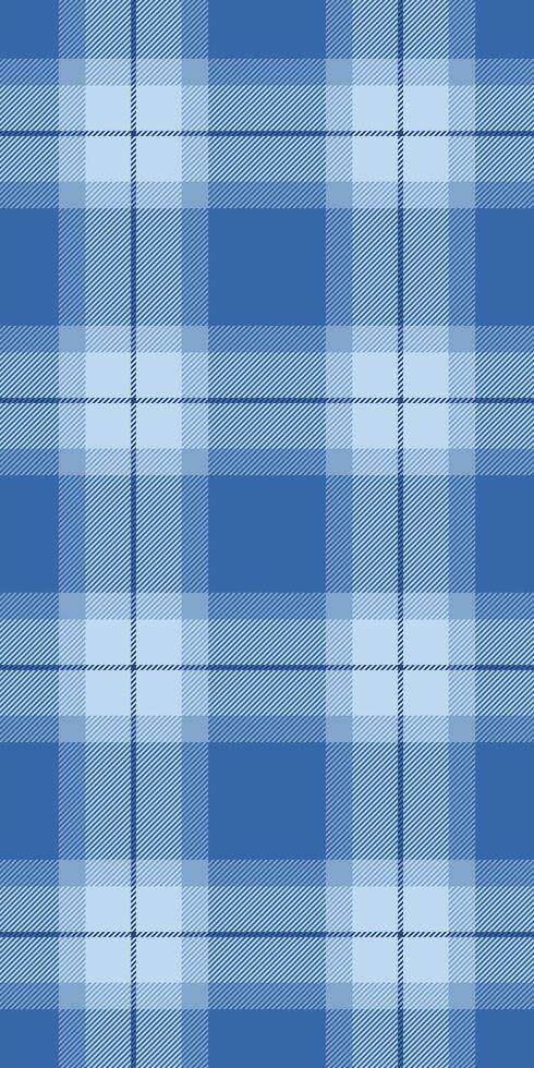 Serene blue and light blue plaid pattern. Ideal for textile design, website backgrounds, or crafting projects. vector