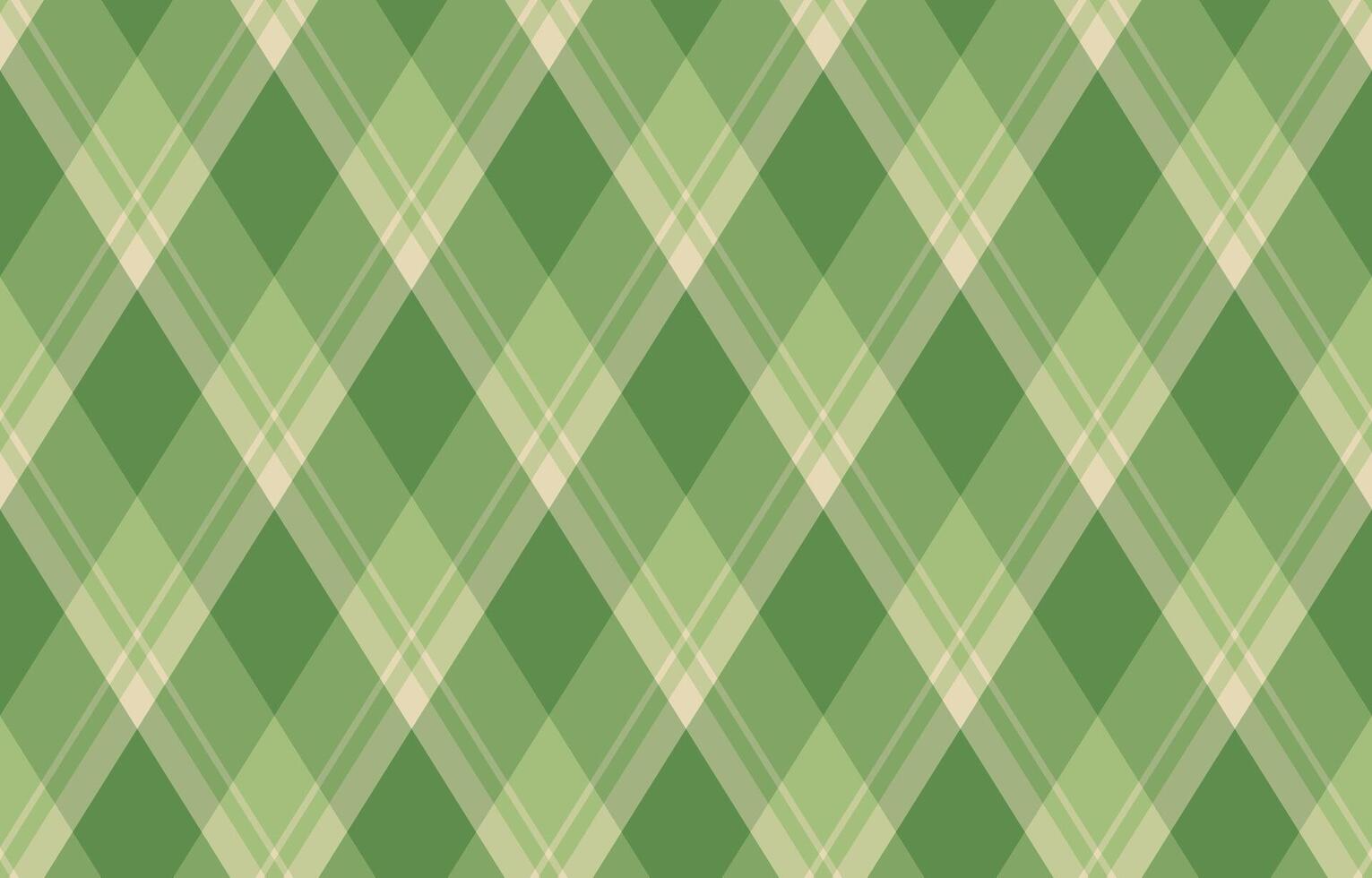 Serene green and beige diagonal plaid pattern. Perfect for textile design, wallpaper, or website backgrounds. Subtle yet stylish, this image evokes a sense of calm and nature. vector