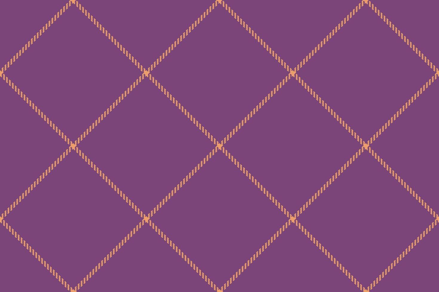 Elegant geometric pattern in purple and gold. The diagonal plaid design conveys sophistication, perfect for textiles, backdrops, or creating stylish digital assets. vector