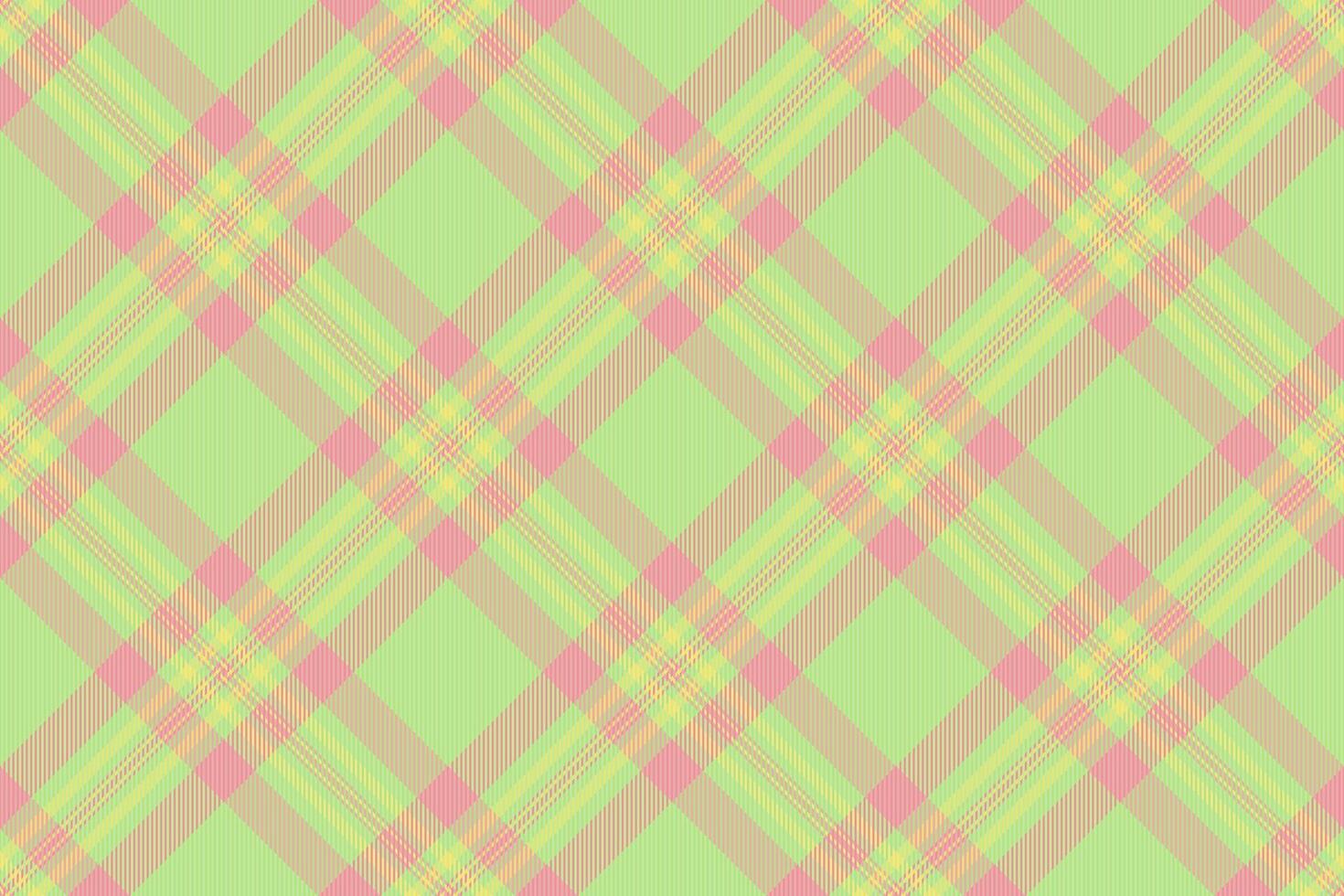 Pastel plaid pattern. Soft, springlike colors create a cheerful, seamless texture ideal for textile design, website backgrounds, or scrapbooking. vector