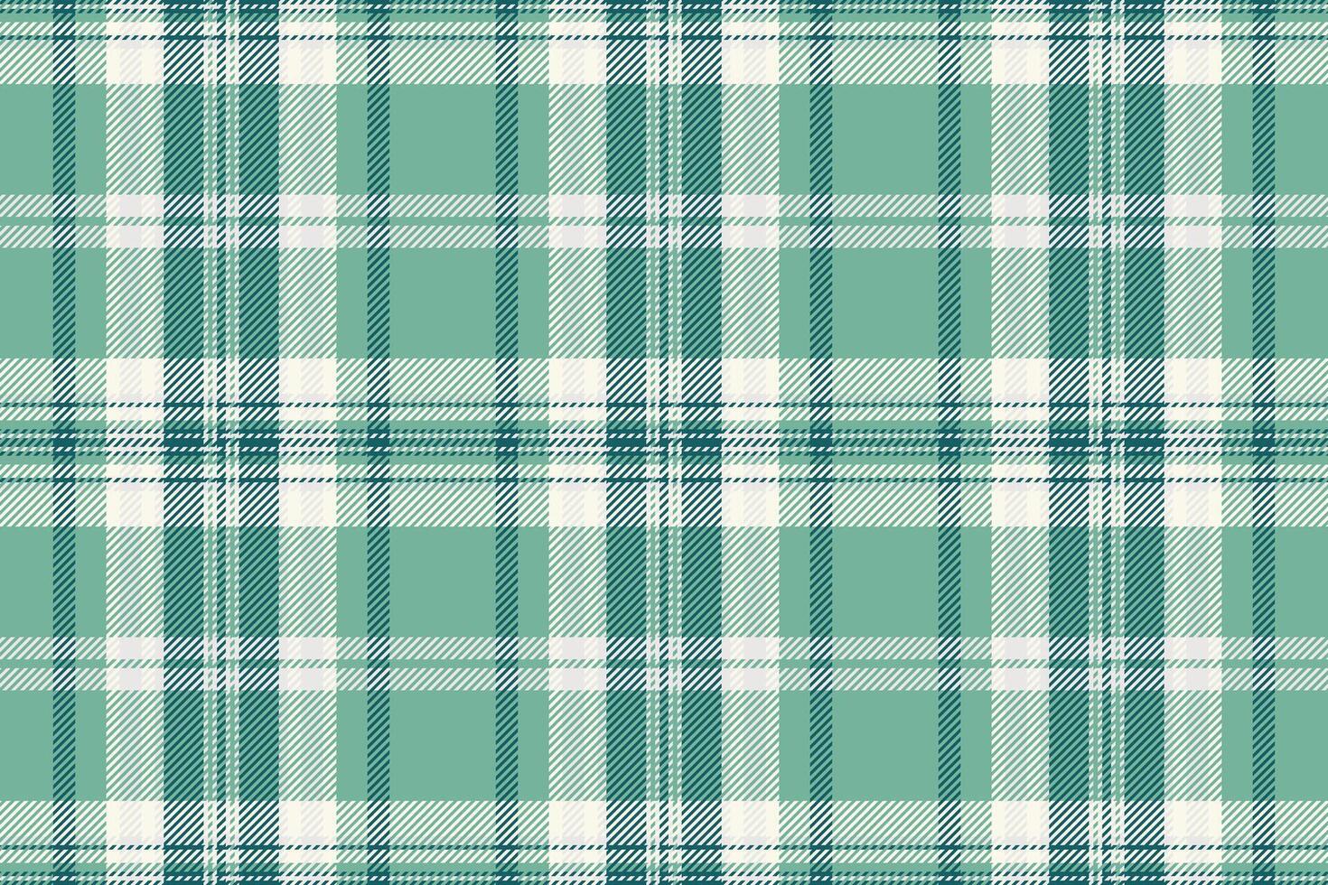 Serene teal and cream plaid pattern. Perfect for textile design, website backgrounds, or fashion projects. This calming, minimalist design evokes a sense of tranquility and natural beauty. vector